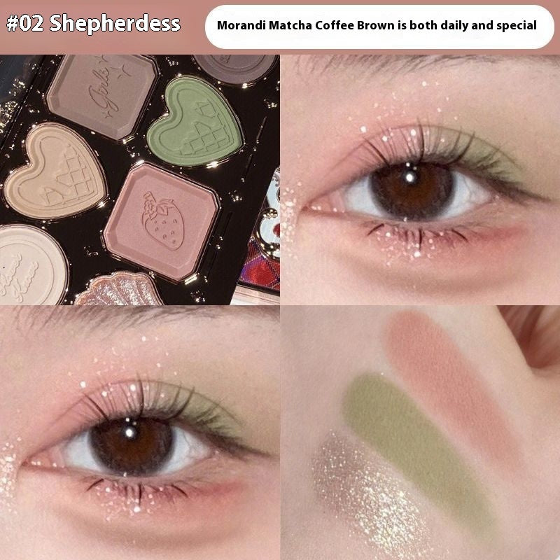 Flower Know Eye Shadow Pure Desire Style Plain Face Highlight Contour Compact