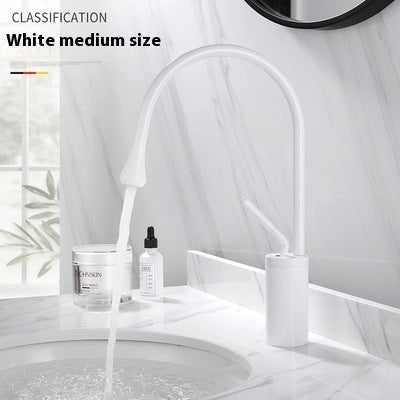 Bathroom Cabinet Rotating Table Hot And Cold Basin Faucet