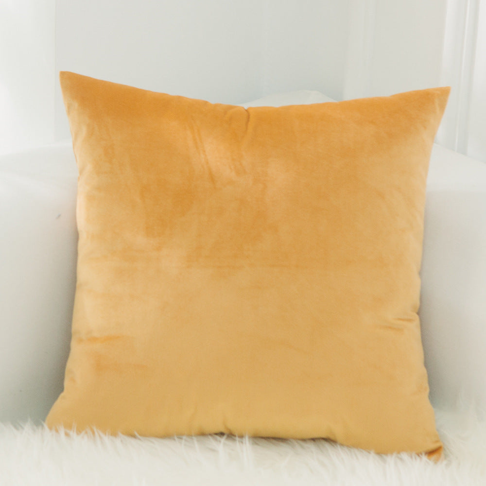 Coussin de canapé en daim hollandais, coussin lombaire de bureau, oreiller de tête de lit en velours