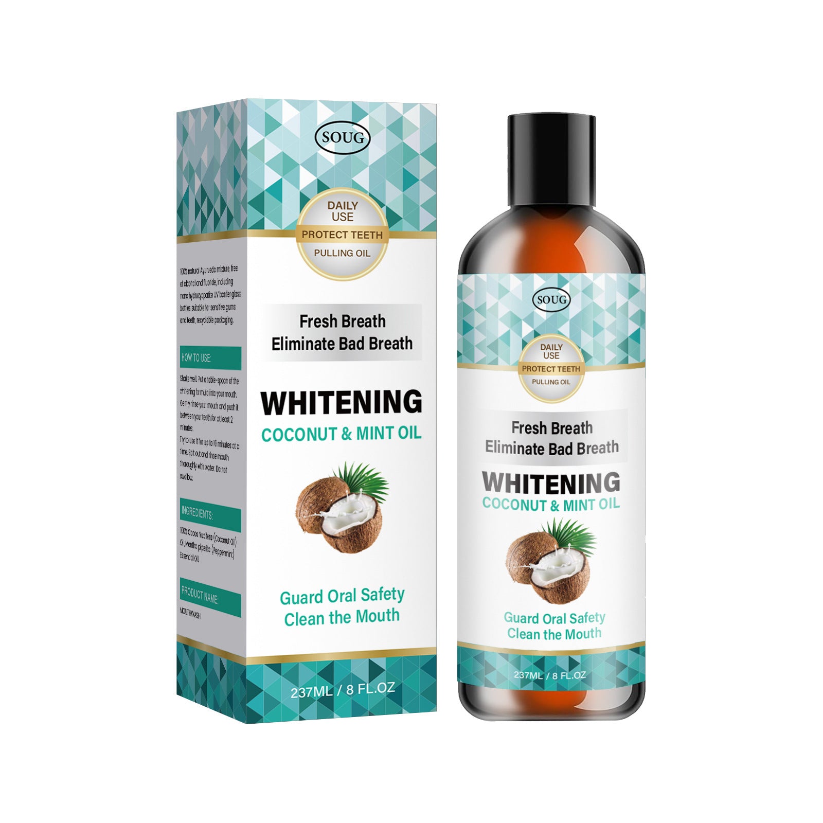 Oral Care Cleaning Gum Bacteria Odor Removal