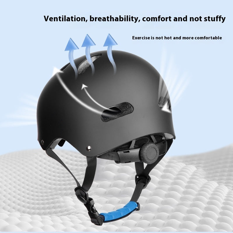 Children's Adult Hip Hop Roller Skating Skateboard Rafting Climbing Riding Helmet