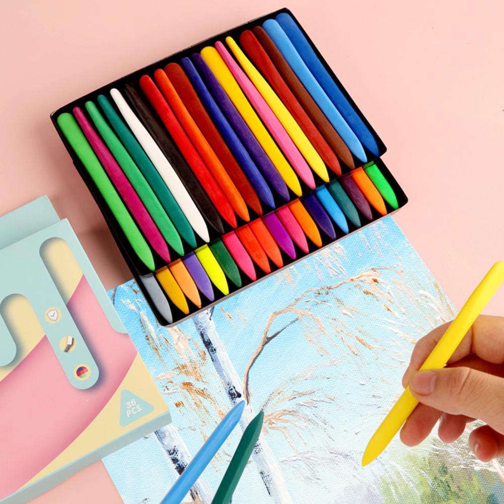 Children's Drawing Art Pen Plastic Crayon Washable Not Dirty Hand Crayon