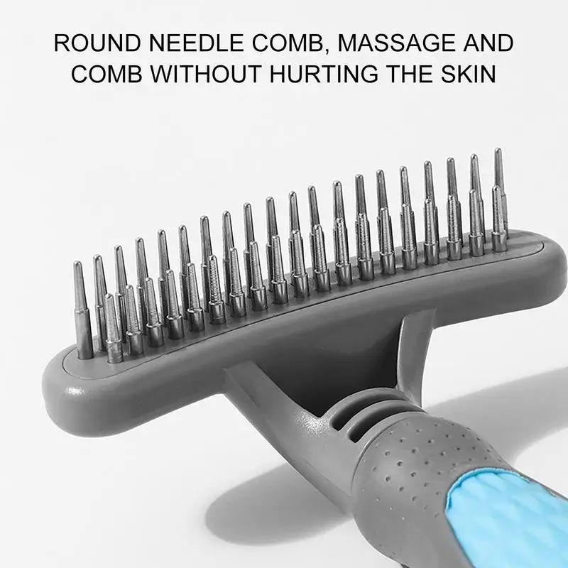 Pet Grooming Comb Cute Pet Grooming Comb Hair Removal Combs Effective Rustproof Shedding Brush For Puppies Pets Acceessories