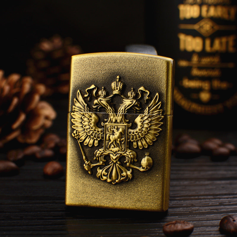 Embossed High-end Gift Flame Lighter