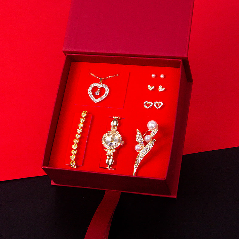 Watch Brooch Small Gift High Sense To Give Mom Cross-border Gift