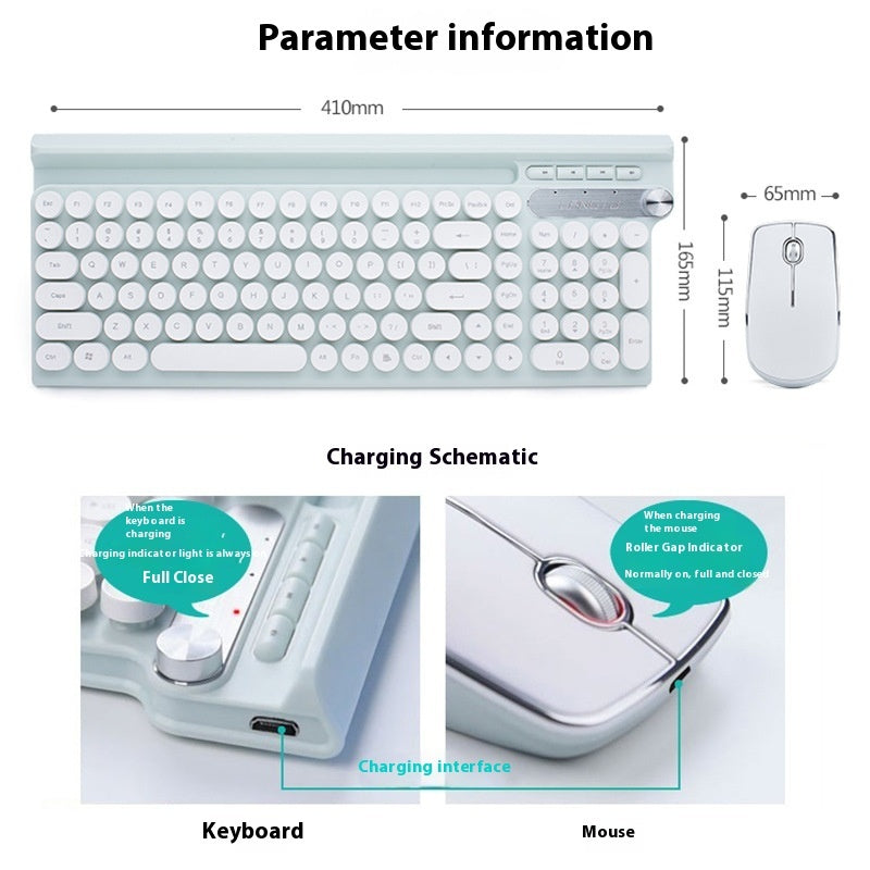 Lt500 Computer Wireless Keyboard And Mouse Set