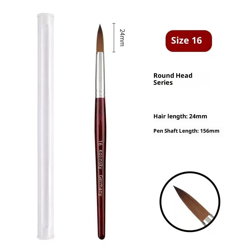 Watercolor Crystal Siberian Mink Crystal Pen