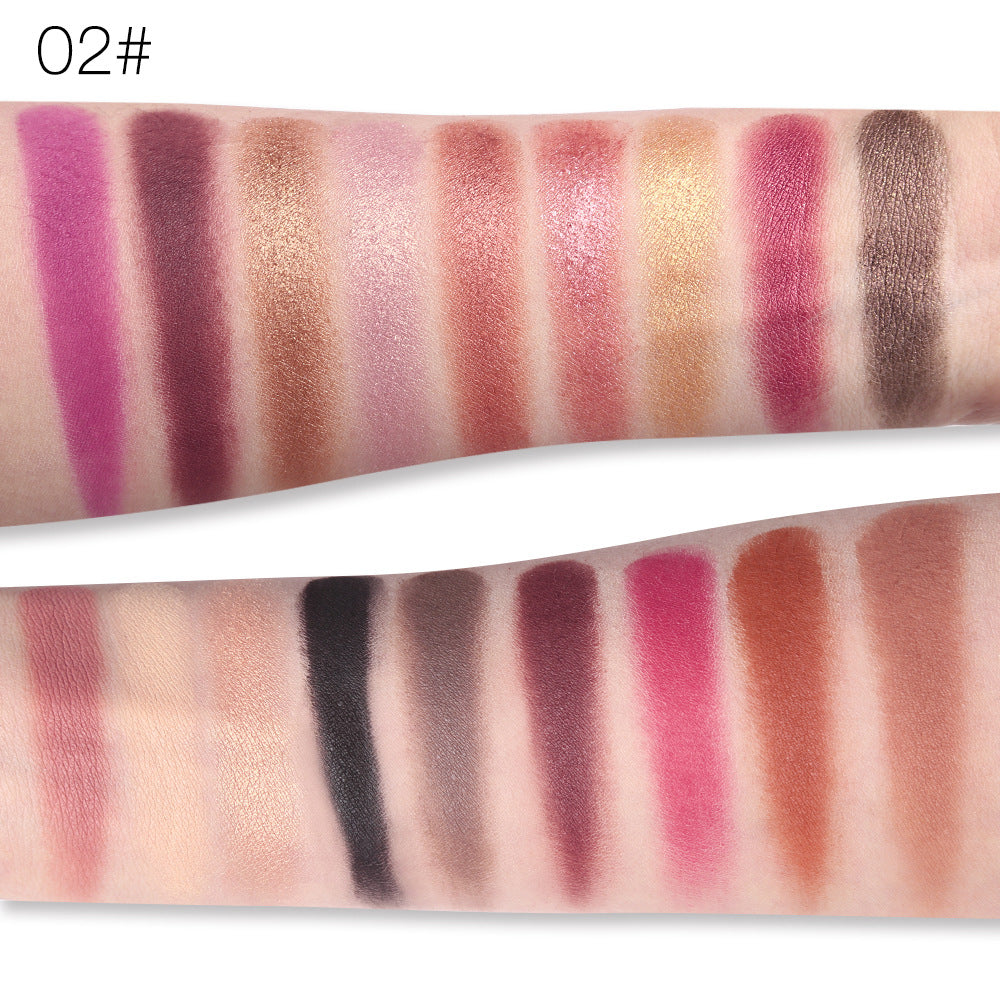 The New 18-color Rose Gold Eyeshadow Palette