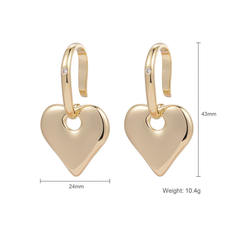 Fashion Metal Irregular Pop Earrings