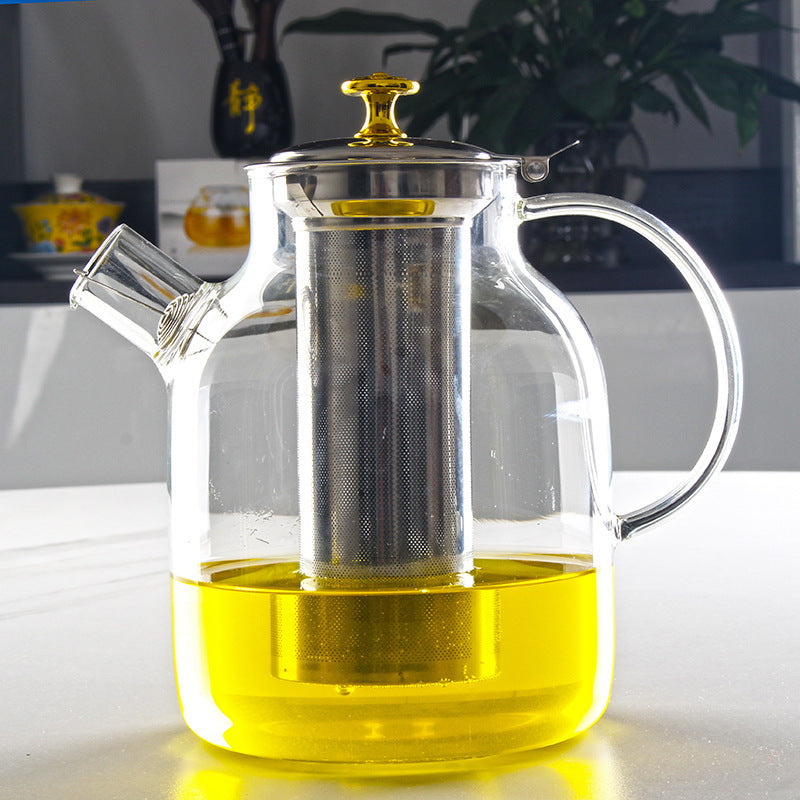 Household Heat-resistant Thick Glass Teapot Set