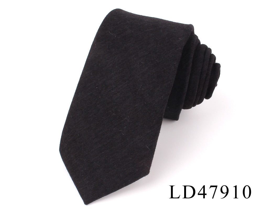 Suede Narrow 6cm Candy Suit Accessories Tie