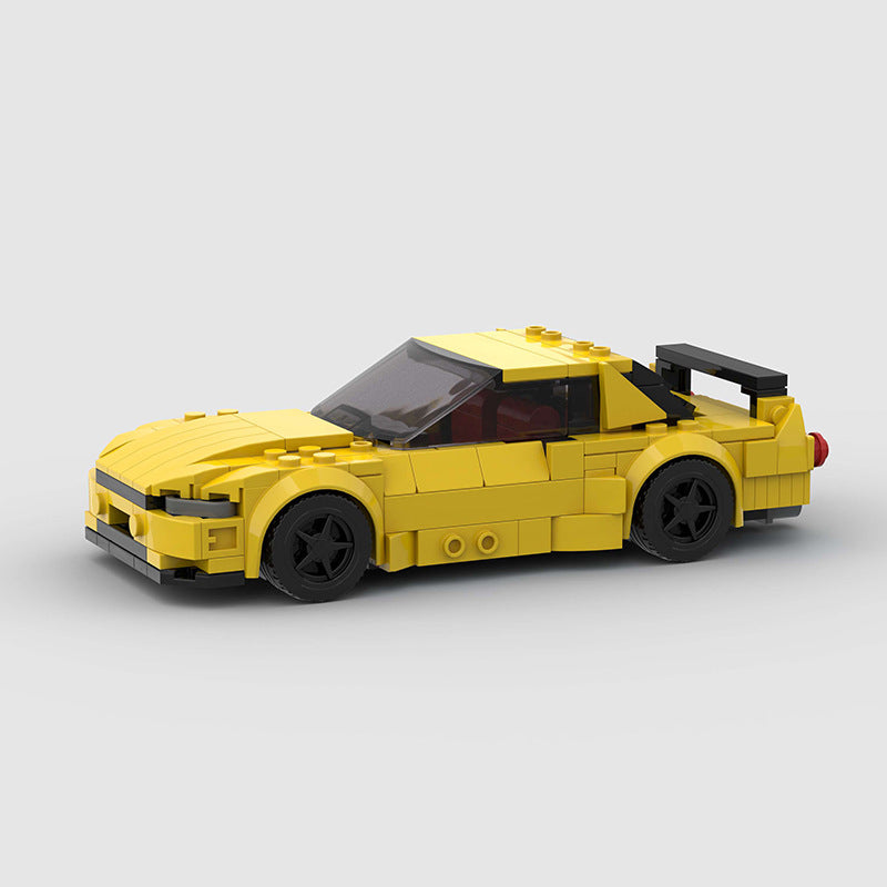 Skyline Sports Car Racing R32 Moc Small Particles Educational Education