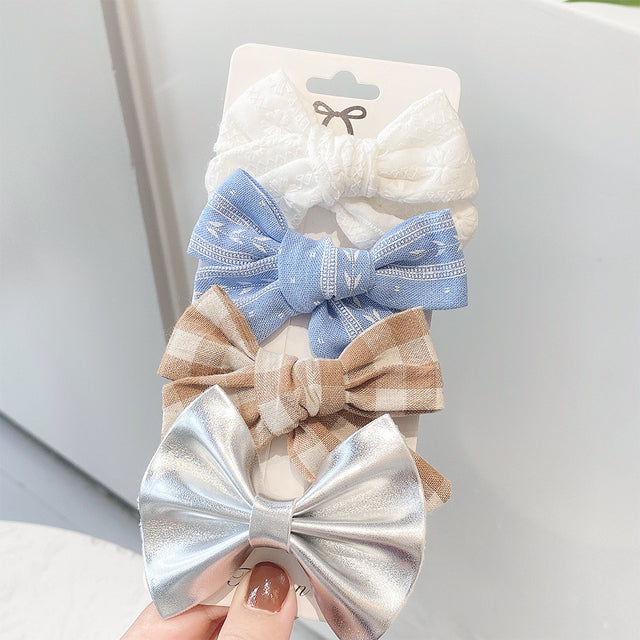 4 Pieces Set Of Fashionable And Sweet Hair Clips