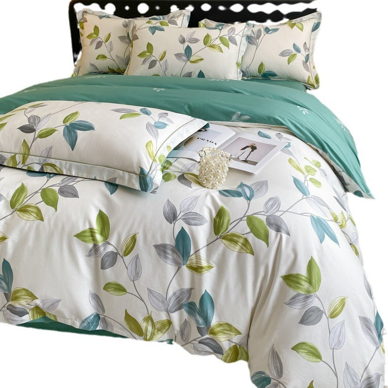 Cotton Four-piece Cotton Quilt Cover Bed Sheet Bedding