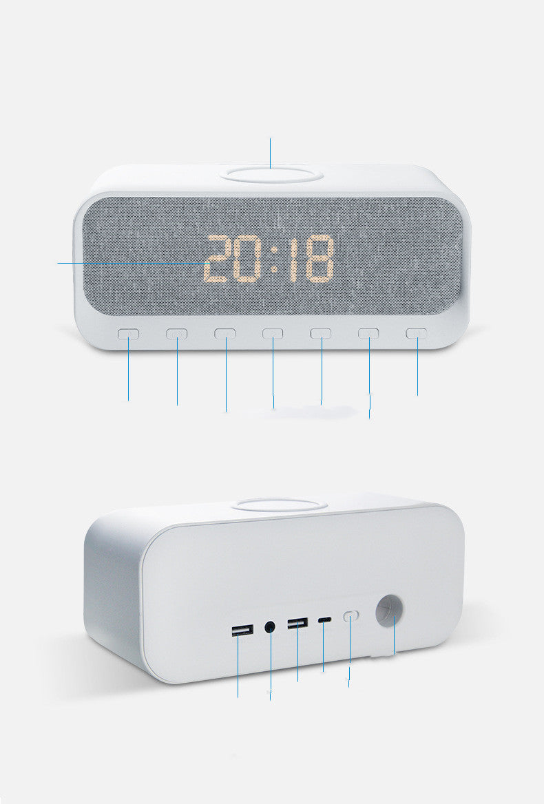 CYB-ST8 Alarm Clock Mobile Phone Wireless Bluetooth Speaker
