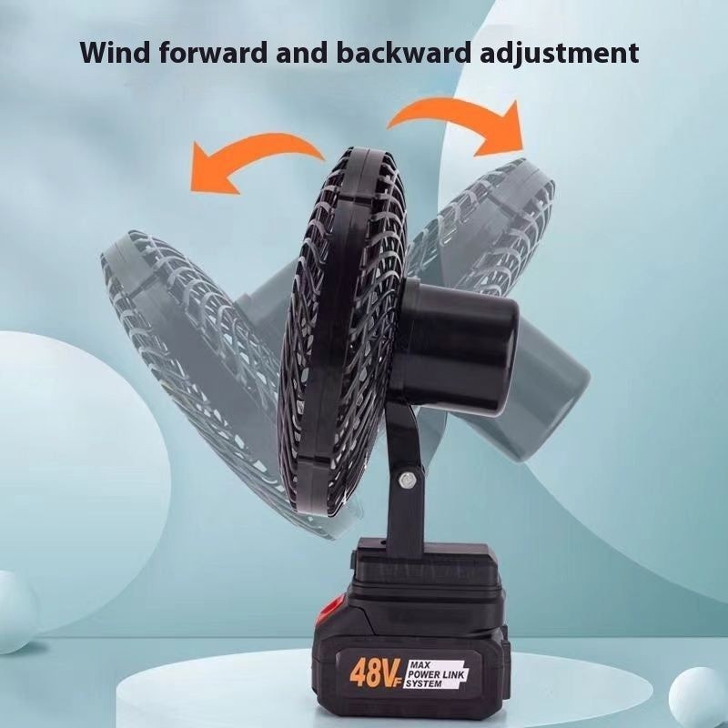 Lithium Battery Electric Fan Household Rechargeable Portable Small