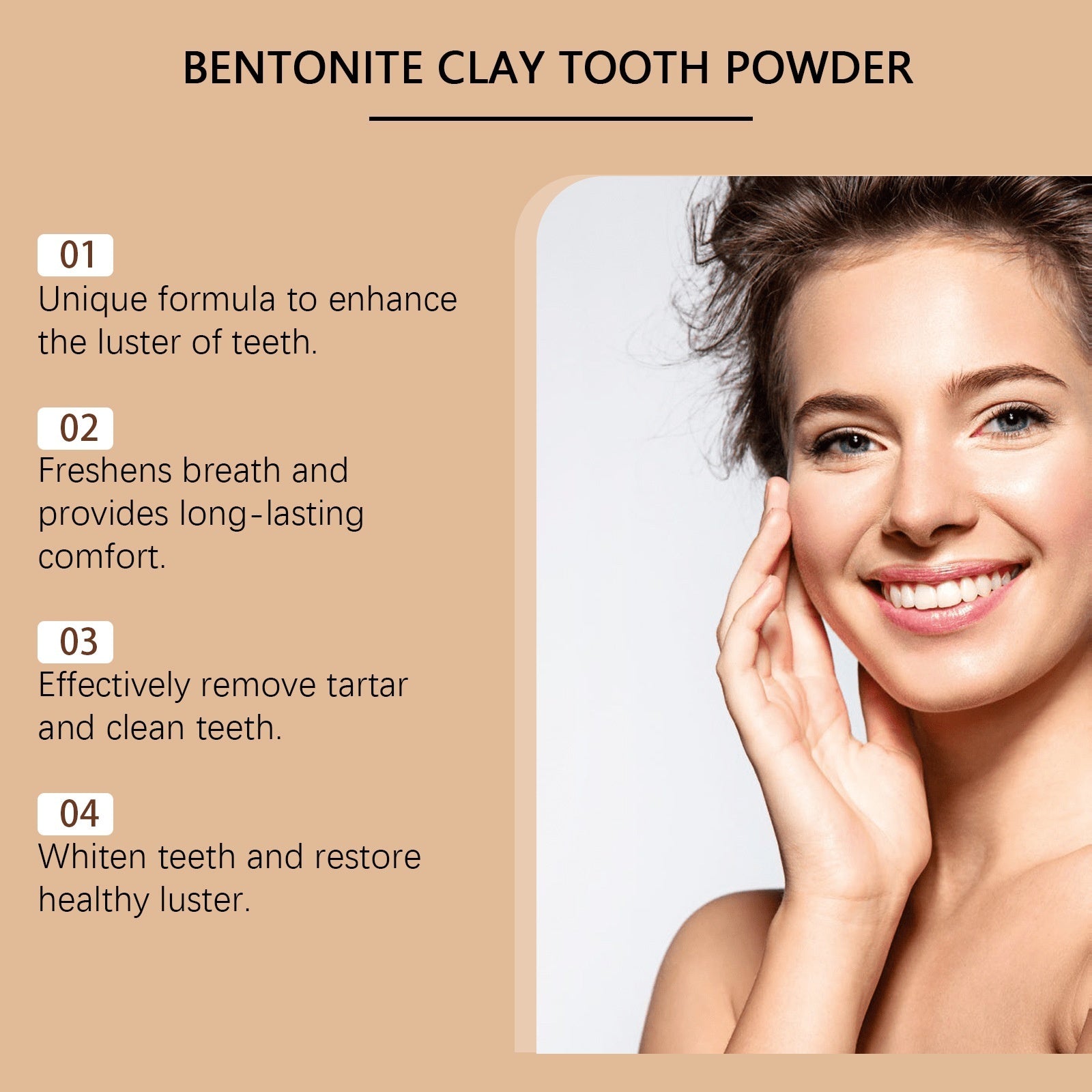 Volcanic Ash Tooth Cleaning Toothpowder Clean Oral Odor Teeth Cleaning Care Beauty Toothpowder