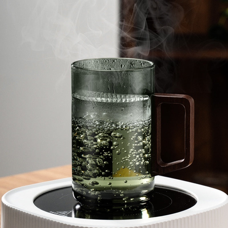 Strainer Tea Brewing Cup Tea Water Separation Teacup With Crescent Moon