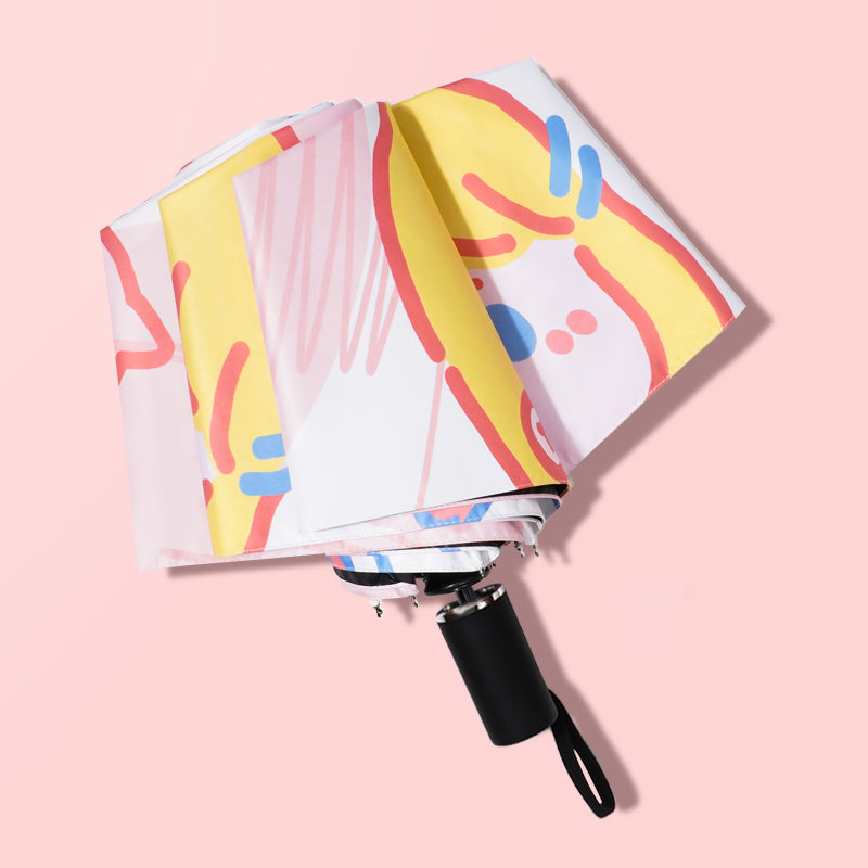 Umbrella UV Protection Girl Heart Automatic