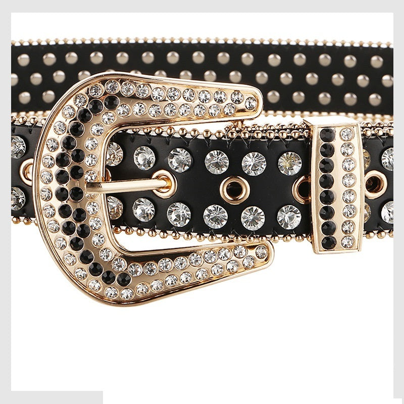 Fashion Commuter Women's Rhinestone Fashion Belt