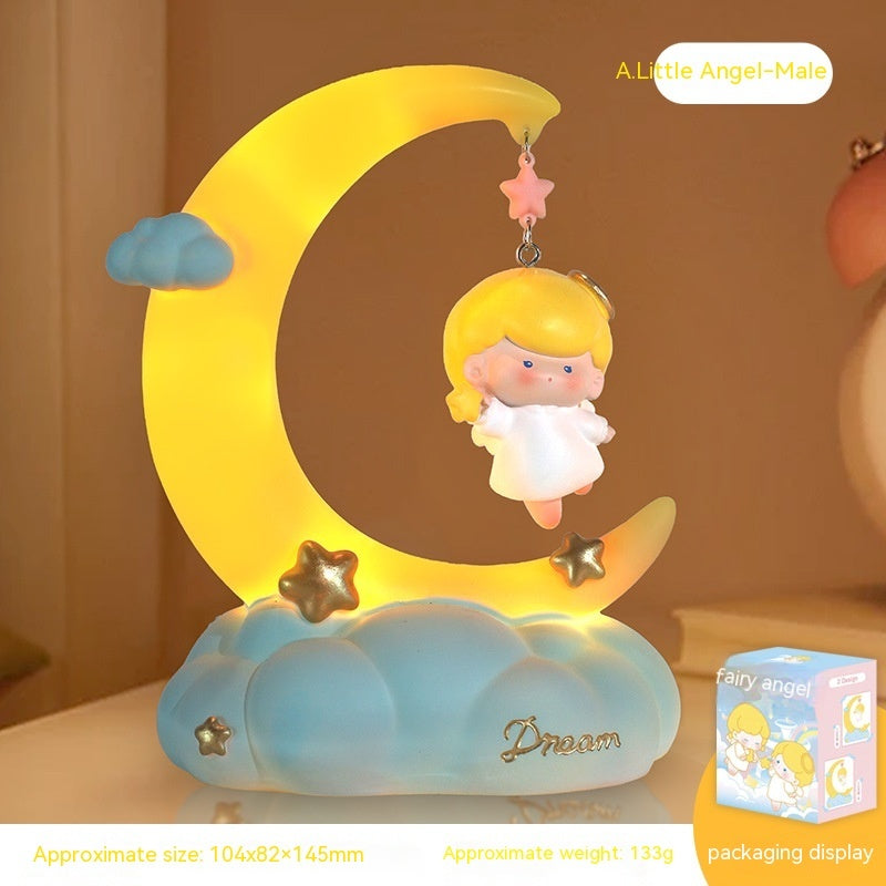 Good Night Little Angel Night Light Stars Moon