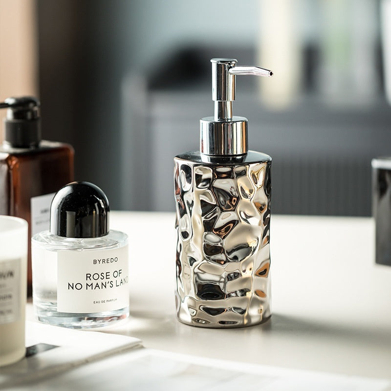 Press Light Luxury American Ceramic Storage Bottle
