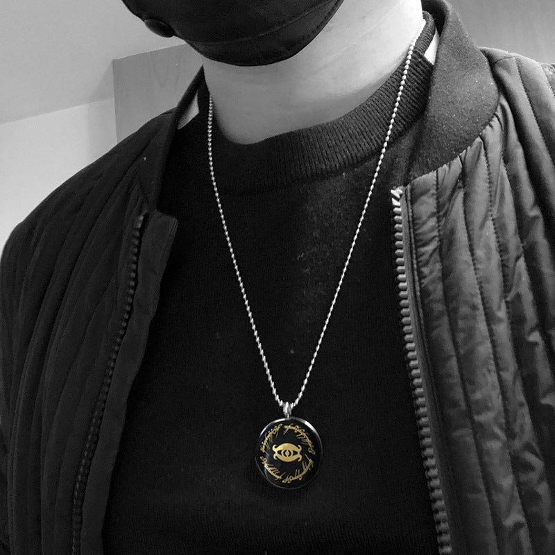 Necklace Men's Fashion Personalized Pendant Titanium Steel