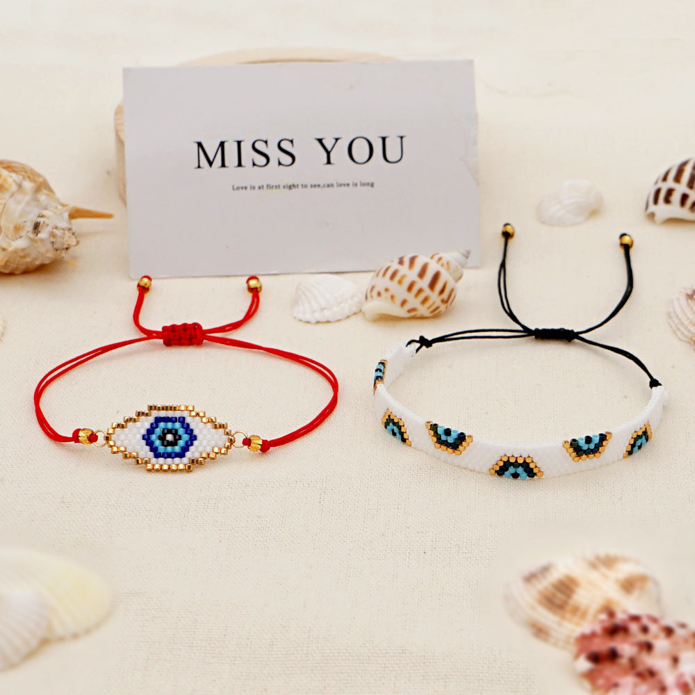Women's Fashion Personality Pure Hand-woven Beaded Bracelet