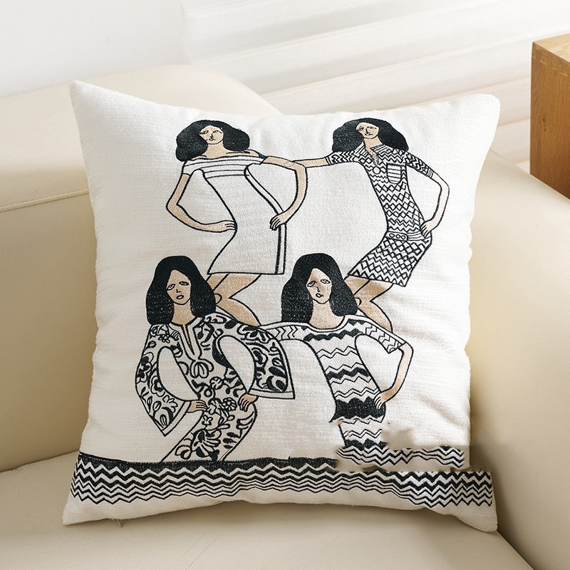 House Silent Wind Sofa Pillow Cases Modern Simple And Light Luxury