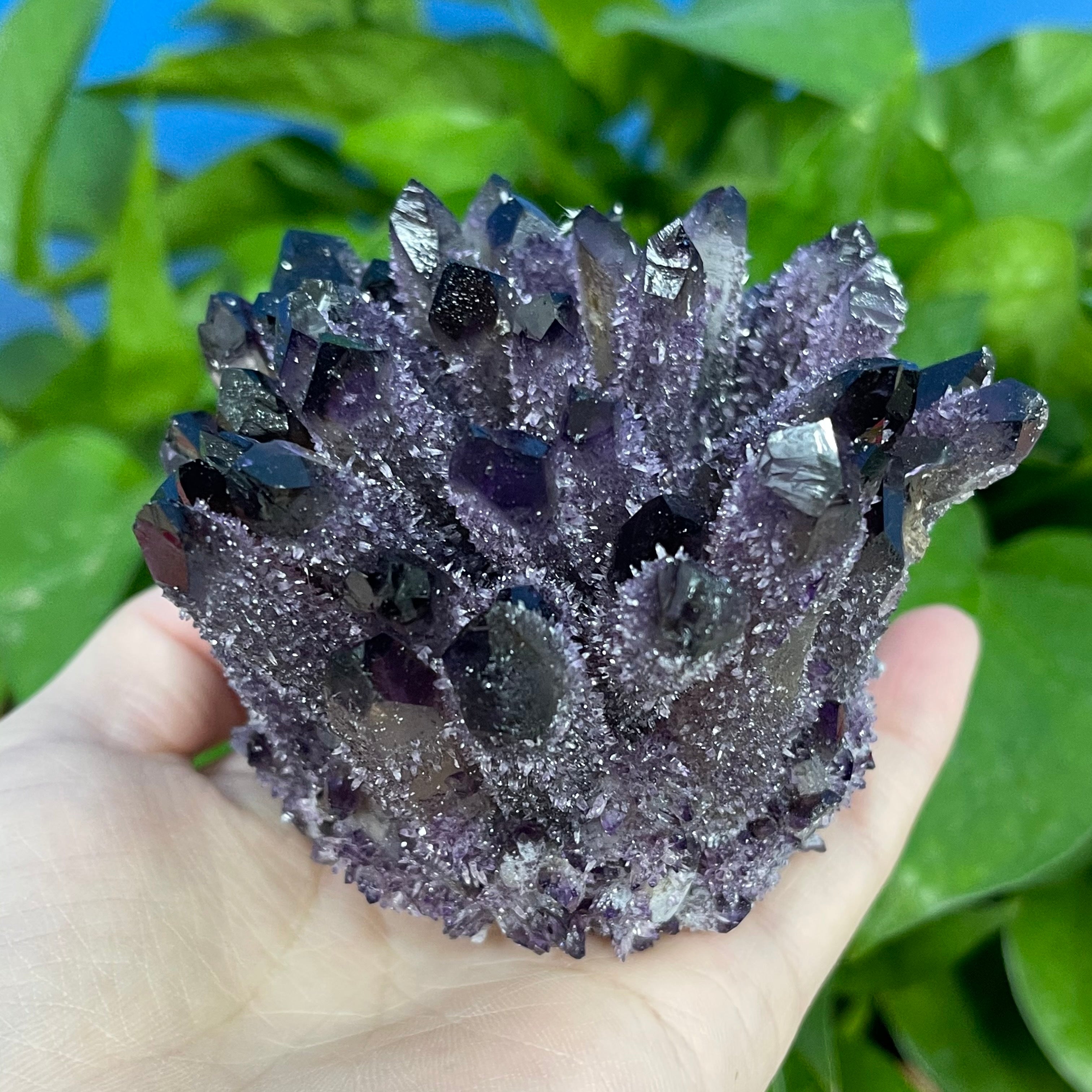 Fashion Natural Amethyst Power Stone Mineral Ornaments