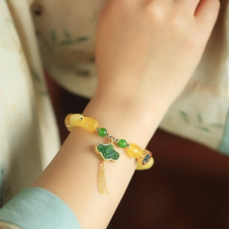 Fashion Personality Natural Beeswax Bracelet For Women