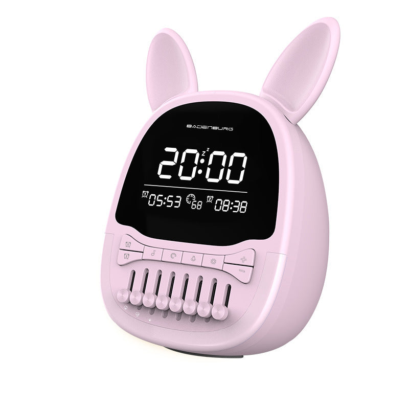 Creative Student Bedside Alarm Clock With Night Light