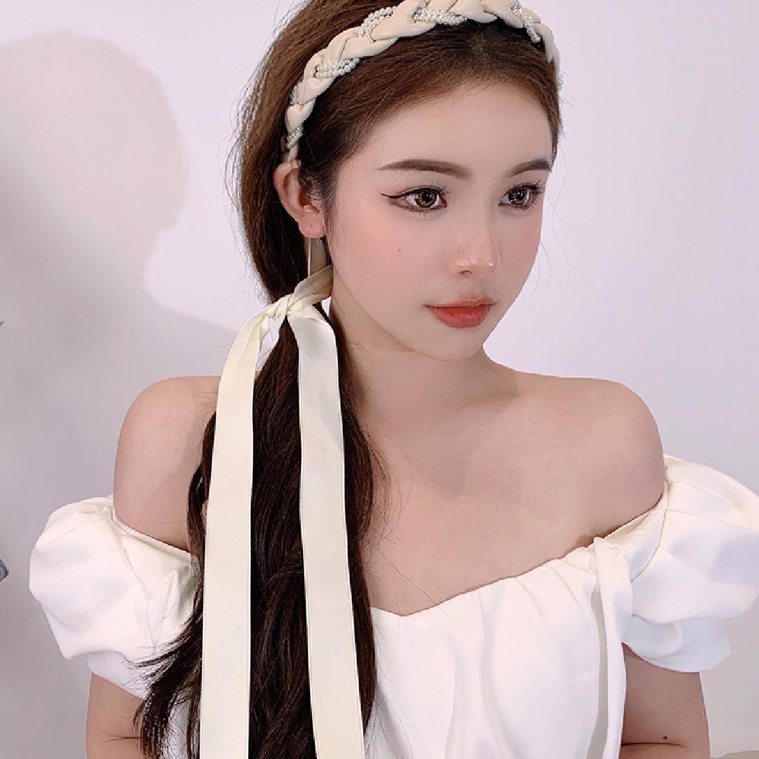 Hair Hoop Female Headdress Fried Dough Twist Braid Braided Hair Clip