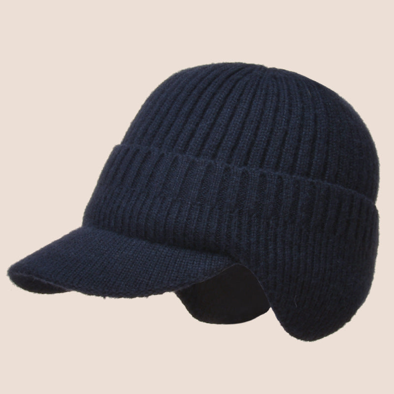 Men's Outdoor Warm Ear Protection Knitted Hat