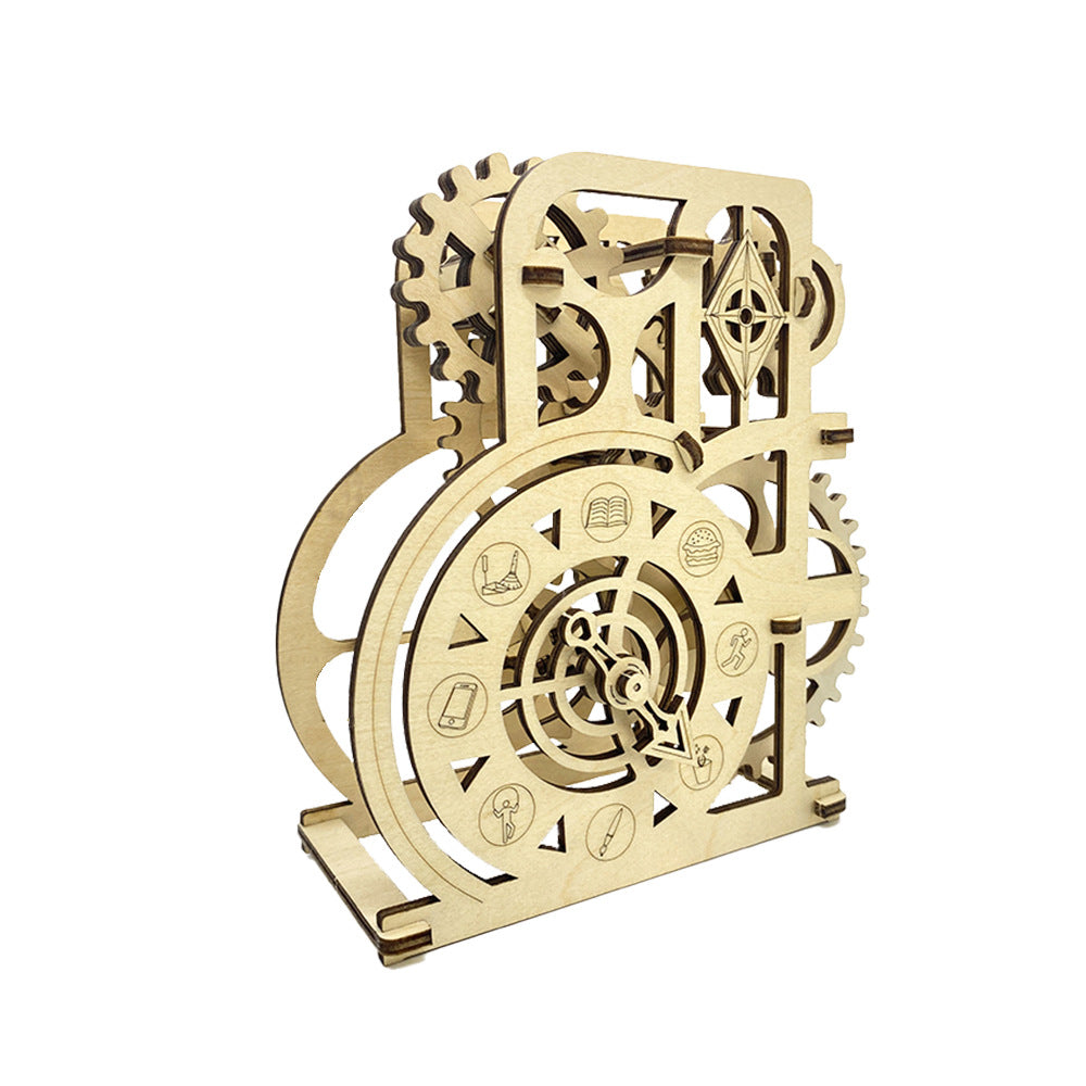 Hand-assembled Wooden Lucky Turntable Puzzle