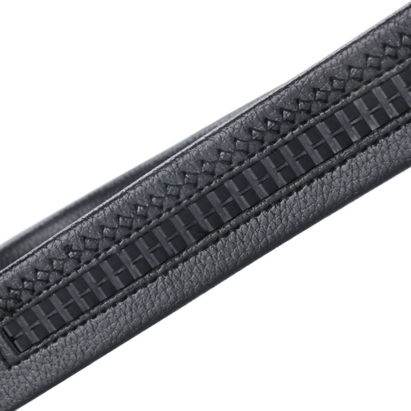 Men's Fashion Solid Color Automatic Buckle Wrap-around Belt