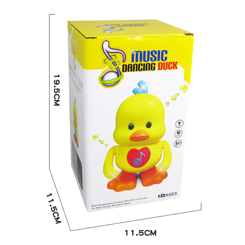 Dancing Duck Music Light Electric Doll Children's Toys