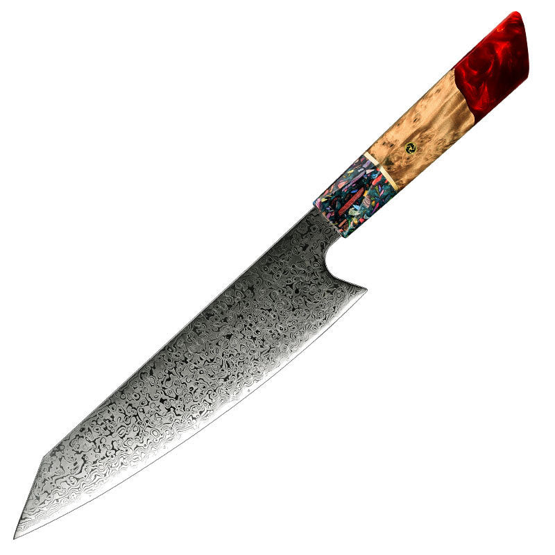 Damascus Steel Kitchen Knife Chef Cutting Knife Universal Knife Household Slice