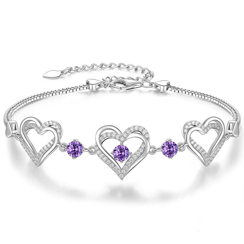 Twelve Birthday Crystal Bracelet Fashion Personality Hand Jewelry
