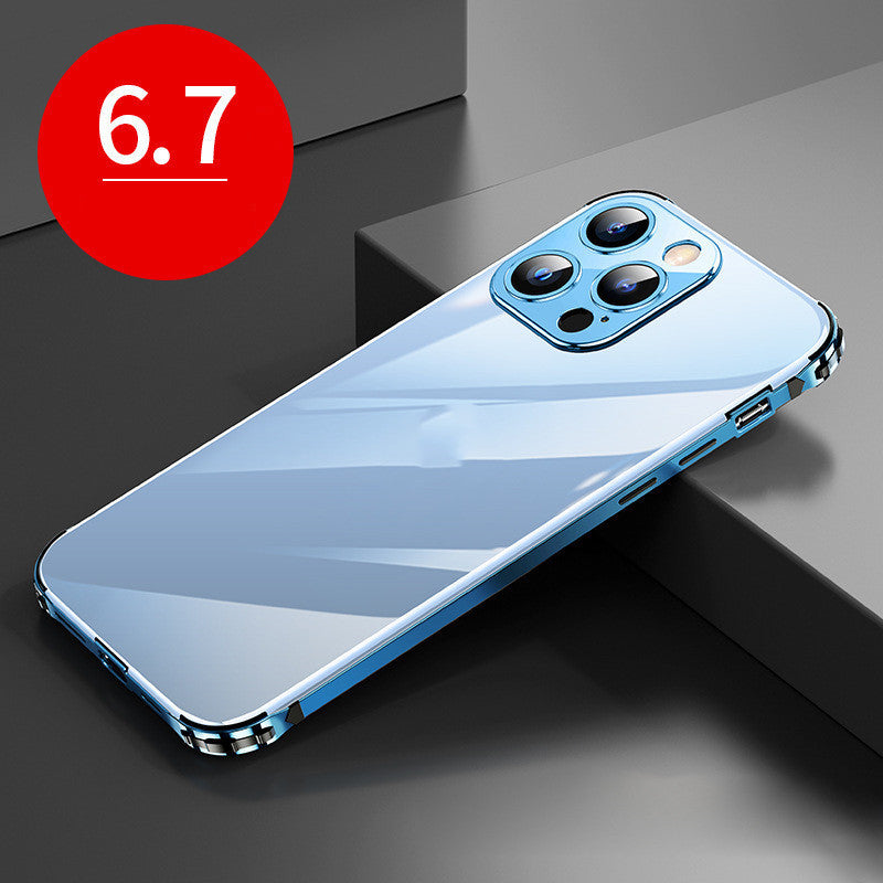 Metal Frame Protective Cover All Inclusive Lens Phone Case