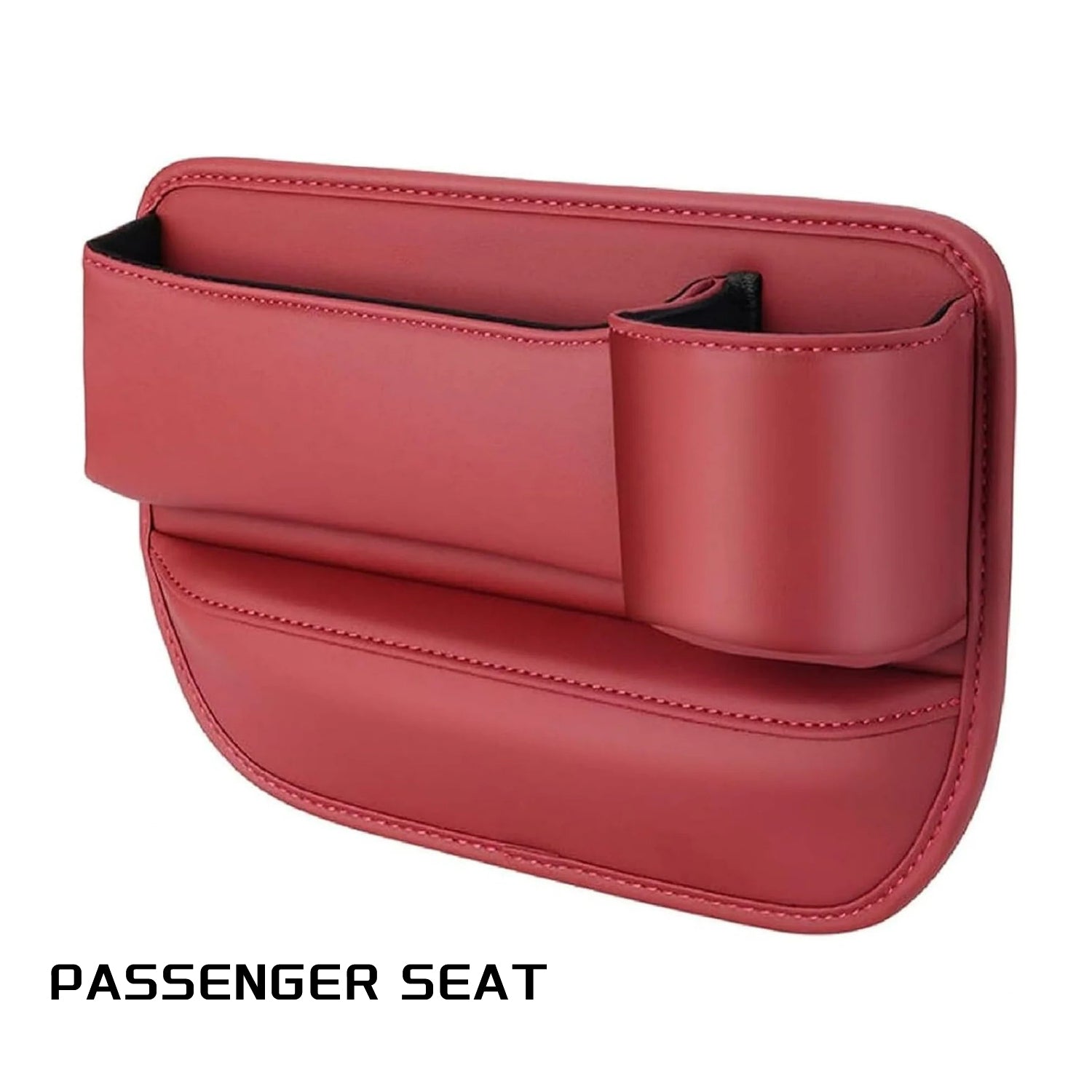 Rangement de siège de voiture, Nouvelle boîte de rangement de siège de voiture améliorée avec porte-gobelet, Boîte de rangement pour espace de siège, Sac de rangement pour porte-gobelet pour voiture, Boîte de rangement de siège de voiture réglable