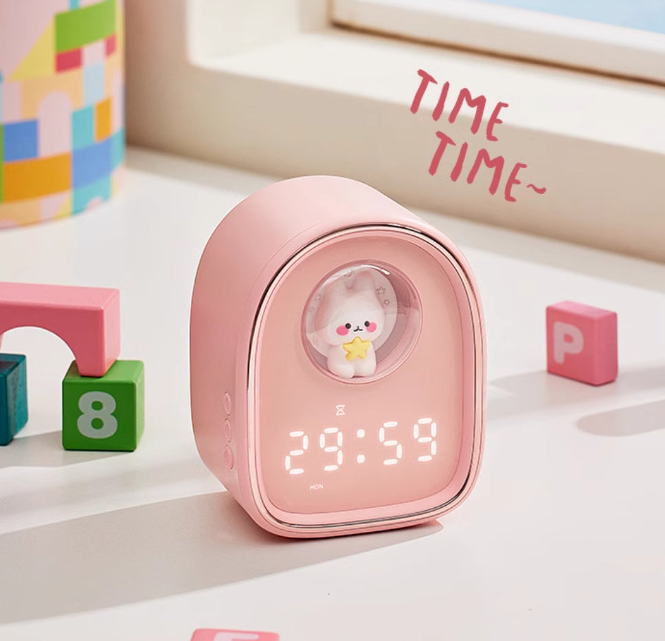 Home Creative Cute Rabbit Alarm Clock