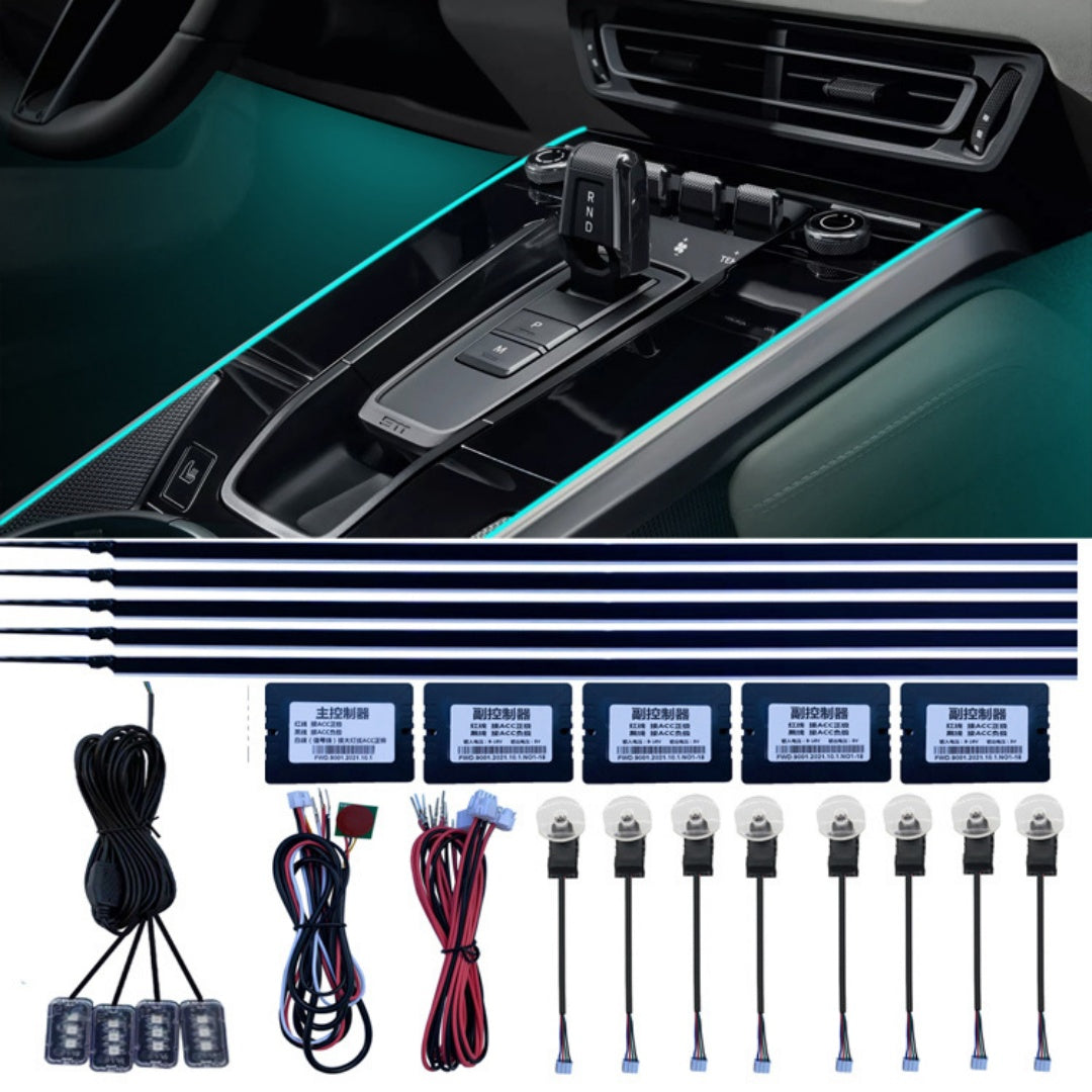 Car App Magic Color Streamer Hidden Interior Ambience Light