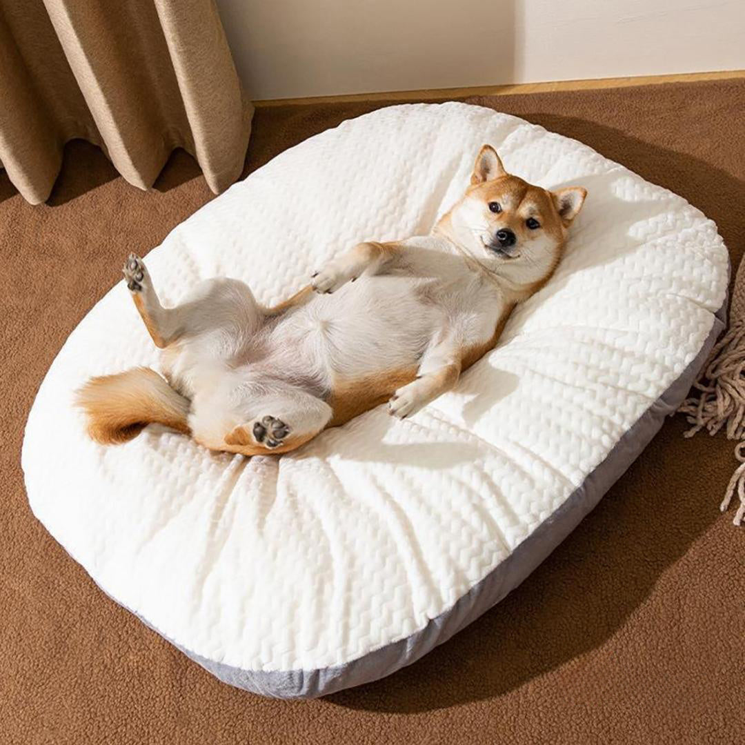 Oval Shape Cushion For Large Dogs Comfortable Dog Bed Washable Beds For Crates