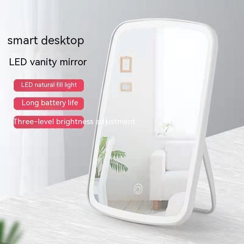 Women's Portable Foldable Illuminated Makeup Mirror
