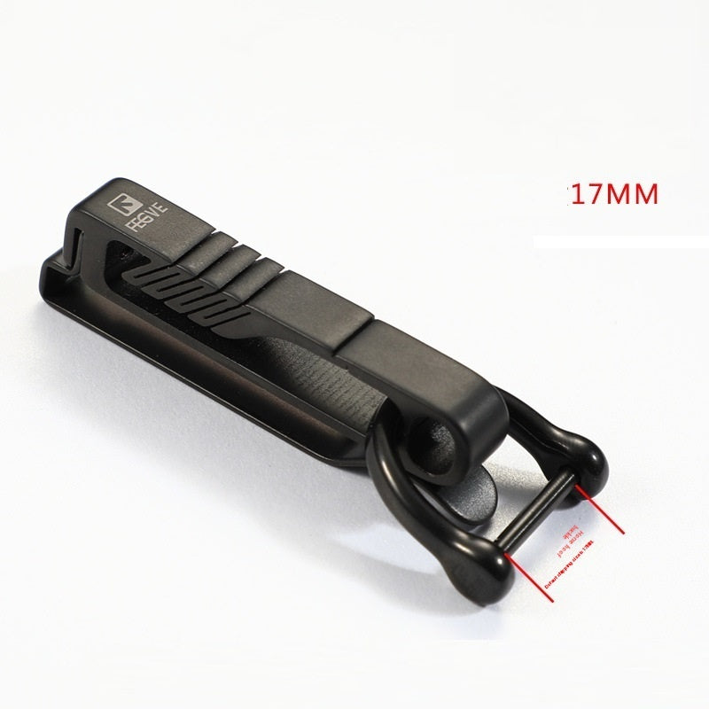 Titanium Alloy Key Ring Pendant Wear Belt Integrated Personality Creative Ring