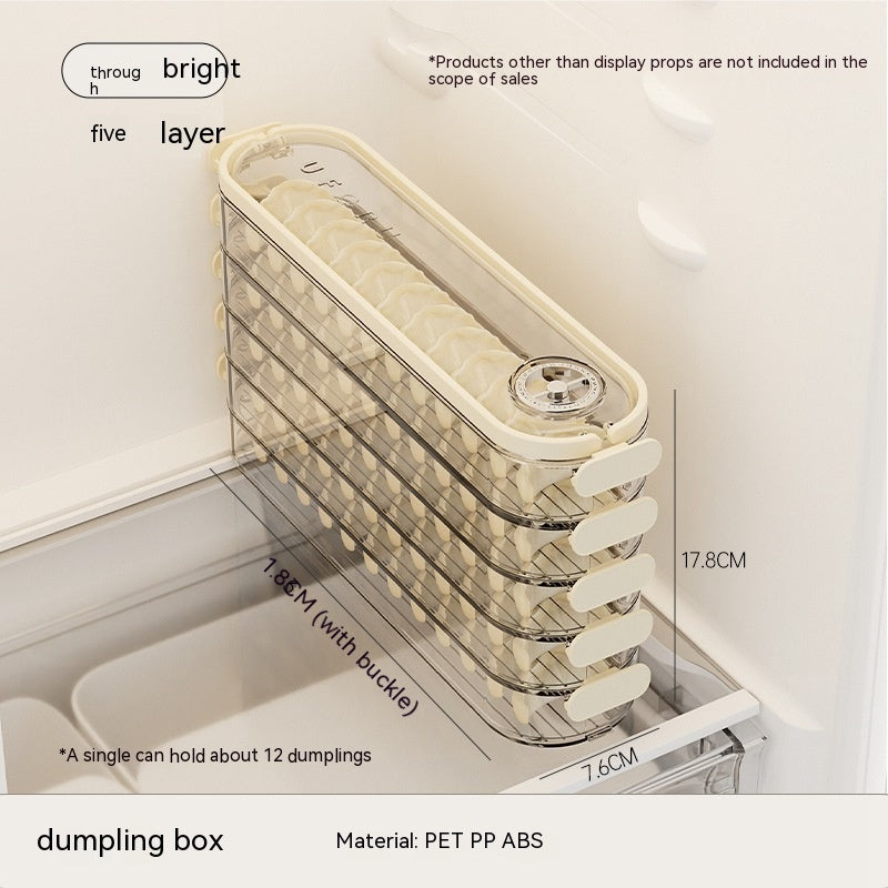 Gap Instant  Dumpling Storage Box Refrigerator Household Food Grade