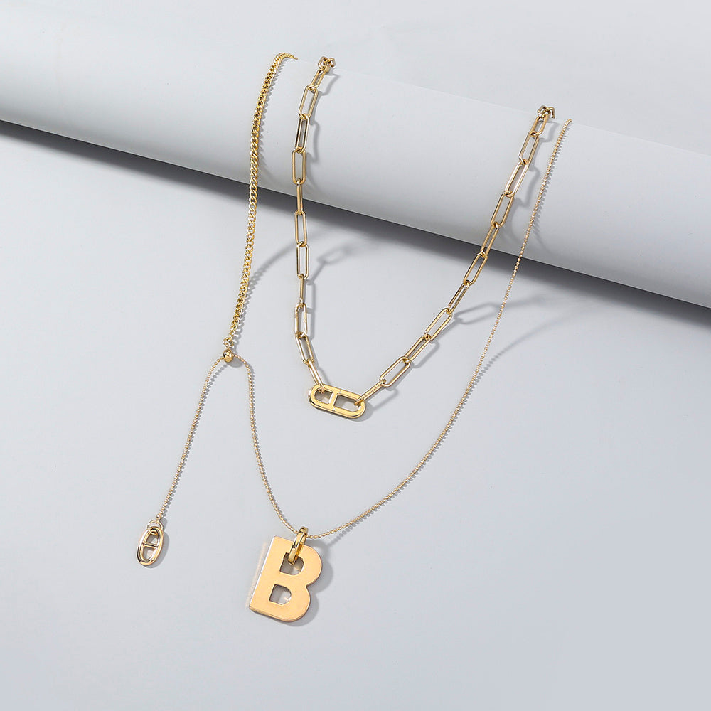 Shrink the multi-layer necklace