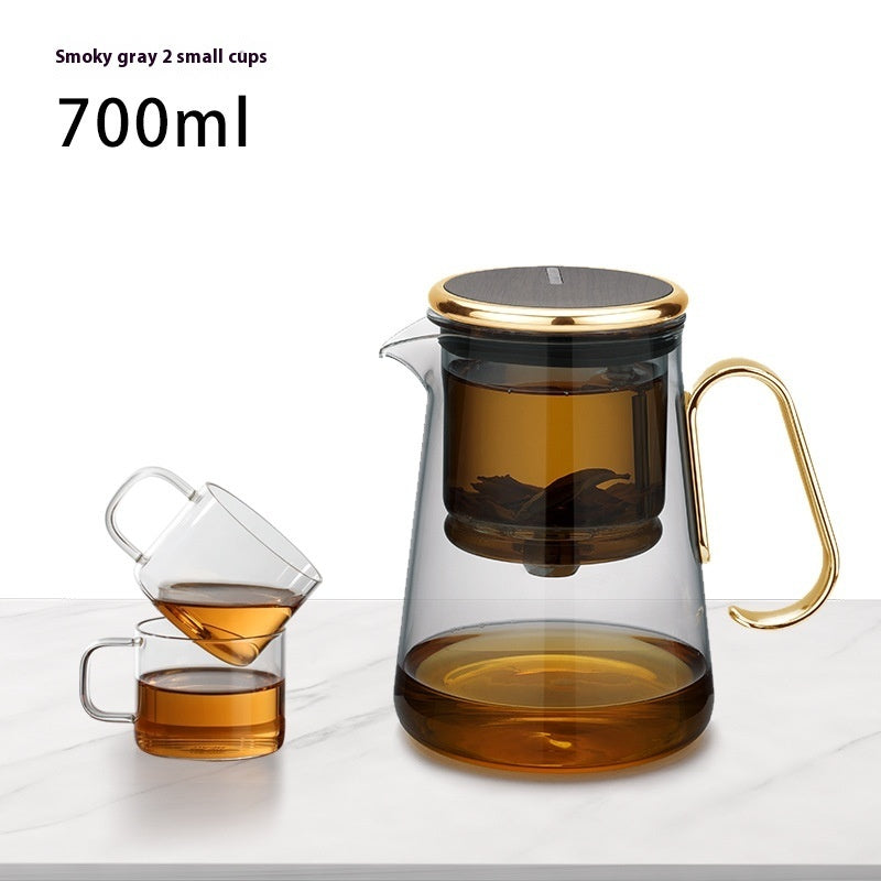Teapot Tea Water Separation Elegant Cup All Glass Heat Resistant