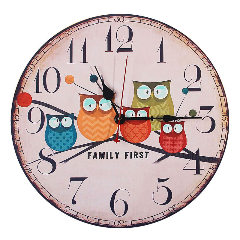 Home Fashion Modern Personality Retro Wall Clock